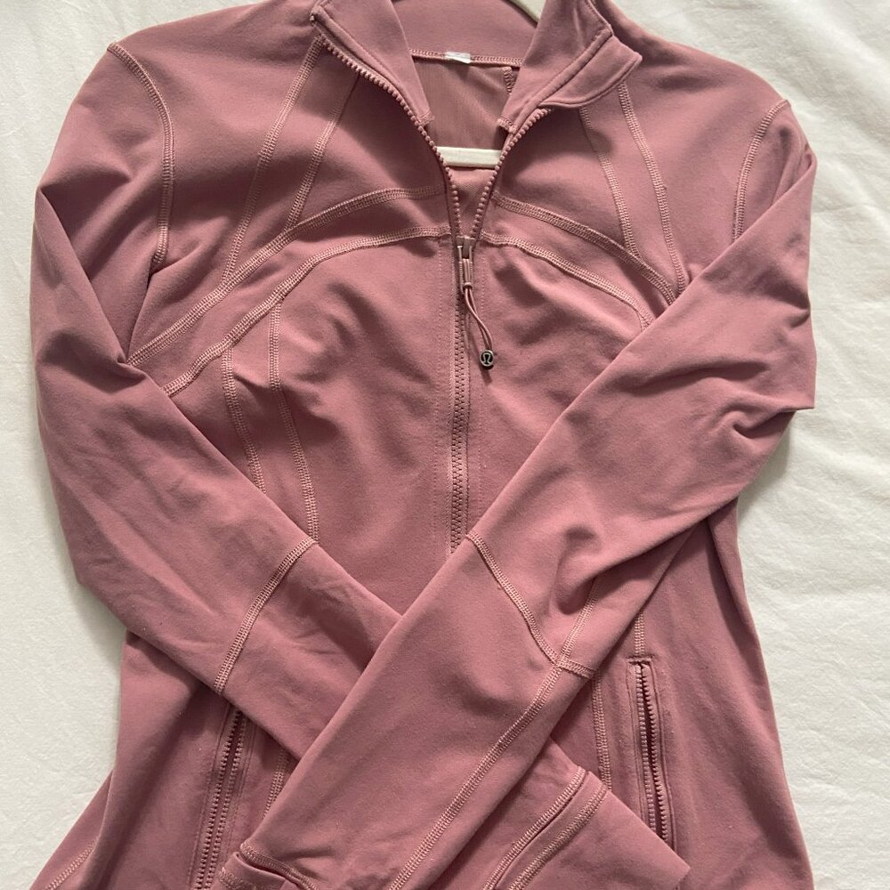 lululemon define jacket pink - size 8